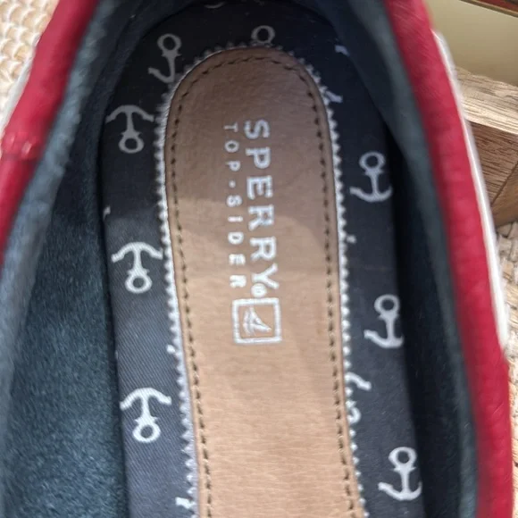 Sperry Top-Sider Red, white and blue Flats Nautical Loafers - Picture 8 of 11